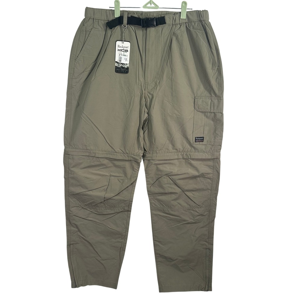 Rockport XCS Convertible Cargo Pants Mens XL/32 Tan NWT - Picture 6 of 14